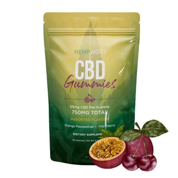 HempWorx CBD Gummies Assorted Flavors