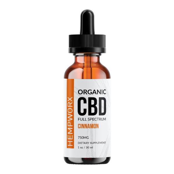 HempWorx Full Spectrum Cinnamon CBD Oil 4-Pack
