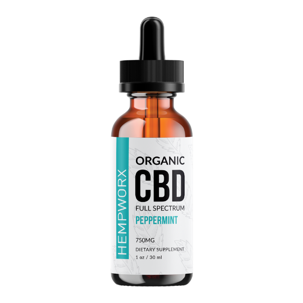 HempWorx 750 CBD Oil Peppermint Full Spectrum