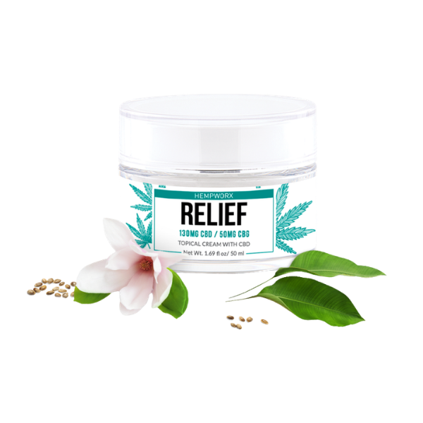 HempWorx Relief Cream CBD CBG Cooling Cream
