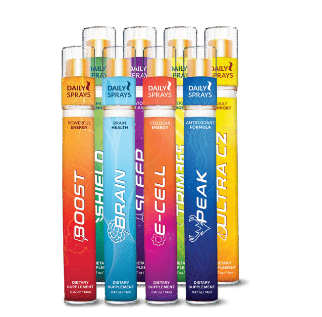 HempWorx 8 Pack Daily Spray Bundle – Complete Wellness Sprays