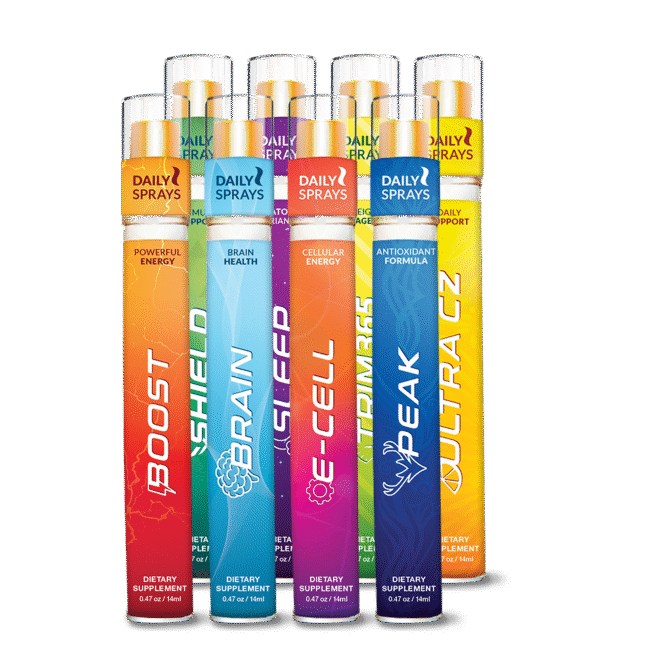 HempWorx 8 Pack Daily Spray Bundle – Complete Wellness Sprays