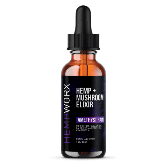 HempWorx Hemp + Mushroom Elixir - Amethyst Rain