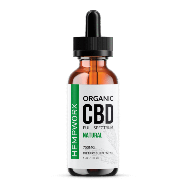 HempWorx Full Spectrum CBD Oil – Organic Natural 750mg