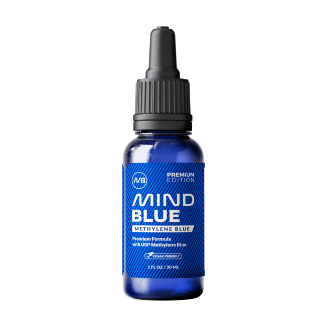MindBlue™ Methylene Blue Drops – Energy, Focus & Balance (Liquid Sublingual)